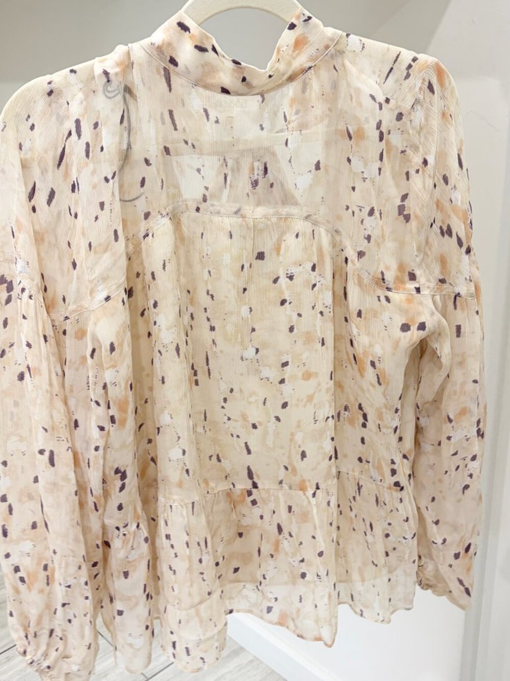 ba&sh KAMALA long-sleeve blouse size 3 - Picture 9 of 9